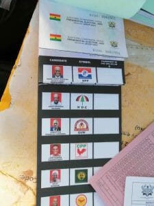 #Election2020 : EC Official Who Cropped Akufo-Addo’s Photo Out From Ballot Paper Arrested