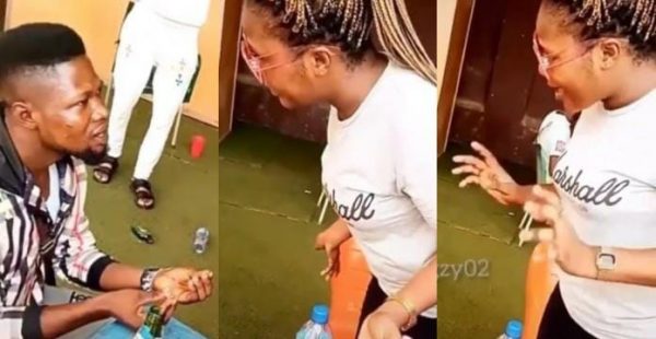 Video : Lady Embarrasses Boyfriend Publicly With Painful Rejection After He Proposed