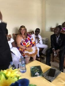 First photos from Patapaa's traditional marriage to German girlfriend Liha Miller