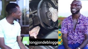Video: Kwabena Kwabena And Blogger Sammy Kay Escape Fatal Accident