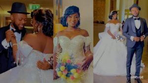 All the photos and videos from Kalybos and Ahuofe Patri’s white wedding